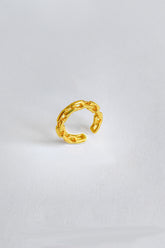 Sterling Silver Ear Cuff Without Knitting Stone